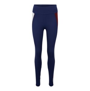 Tommy Sport Sportovní kalhoty 'HIGHWAIST TRAINING LEGGING'  tmavě modrá / bílá / krvavě červená / tmavě šedá