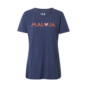 Maloja Funkční tričko 'GatschiM.'  tmavě modrá / oranžová