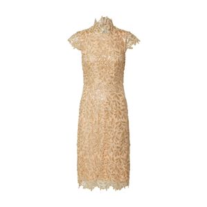 Forever Unique Koktejlové šaty 'RIVET'  zlatá