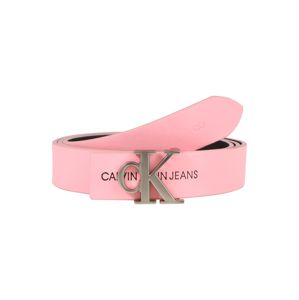 Calvin Klein Jeans Opasek 'SKINNY REV MONOGRAM 2.4CM'  růžová