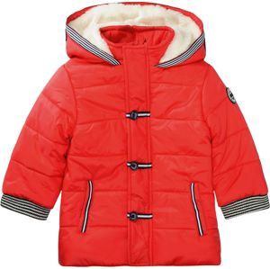 STACCATO Zimní bunda  červená / černá / bílá