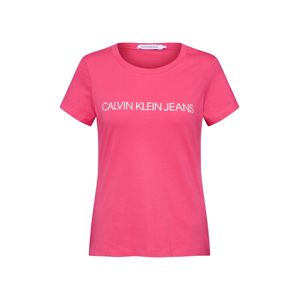 Calvin Klein Jeans Tričko 'INSTITUTIONAL LOGO'  růžová