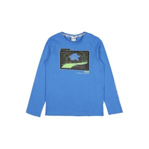PUMA Funkční tričko  nebeská modř / antracitová / světle zelená