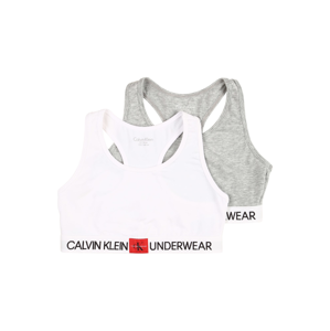 Calvin Klein Underwear Podprsenka  šedá / bílá