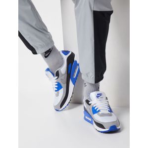 Nike Sportswear Tenisky 'Air Max 90'  královská modrá / bílá / šedá