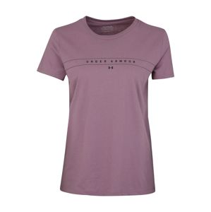 UNDER ARMOUR Funkční tričko 'GRAPHIC CLASSIC CREW'  fialová / černá