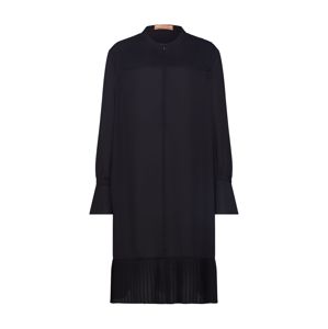 SCOTCH & SODA Koktejlové šaty 'Dress with pleat details'  černá