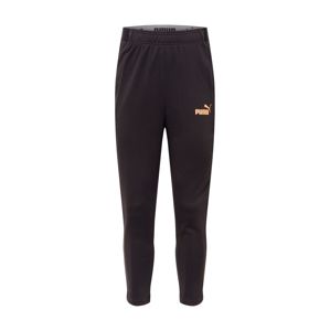 PUMA Sportovní kalhoty  černá / oranžová