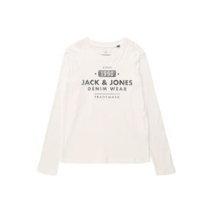 Jack & Jones Junior Tričko  bílá / černá