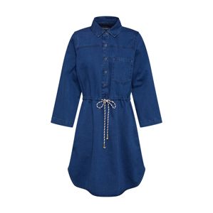 EDC BY ESPRIT Košilové šaty  modrá džínovina