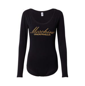 Moschino Underwear Tričkové body  černá / zlatá