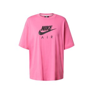 Nike Sportswear Tričko 'Air'  černá / růžová